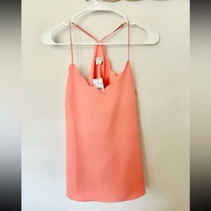J. Crew Pink Sleeveless razerback Camisole